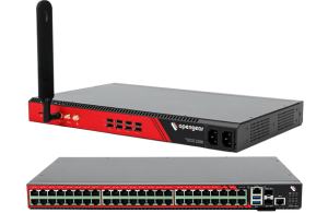 Serwer konsolowy RS-232 over IP - OpenGear OM2248, 2 x 10G Fiber SFP+, 4G LTE