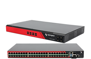 Serwer konsolowy RS-232 over IP - OpenGear OM2248, 2 x DC, 2 x 10G Fiber SFP+