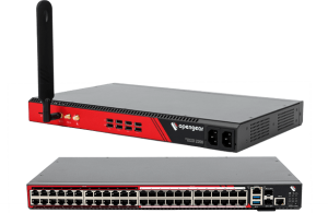 Serwer konsolowy RS-232 over IP - OpenGear OM2224, 24 Port Gigabit Switch, 2 x 10G Fiber SFP+, 4G LTE